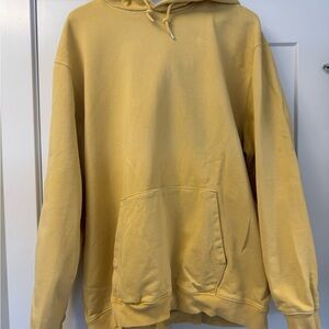 Men's Yellow GAP Cotton Hoodie